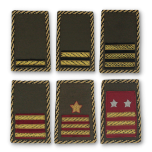 Tubolari Ricamati Camicia Maresciallo Esercito