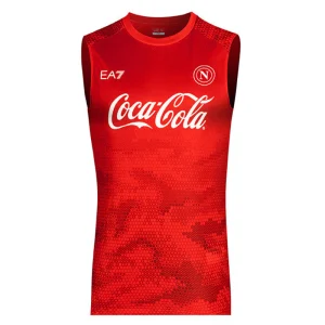 SSC Napoli Smanicato Allenamento Rosso 2024/2025