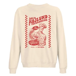 SSC Napoli Linea Admin Felpa Rosa Pastello Aglio Hojlund e Peperoncino