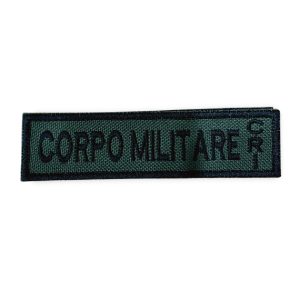 Patch Etichetta Bassa Visibilità Corpo Militare CRI