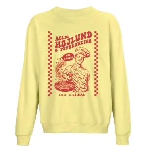 SSC Napoli Linea Admin Felpa Giallo Chiaro Aglio Hojlund e Peperoncino