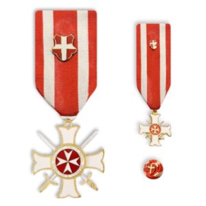 Completo Croce con spade dell’Ordine Pro Merito Melitense