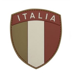 Patch Scudetto Italia Desertico Militare PVC