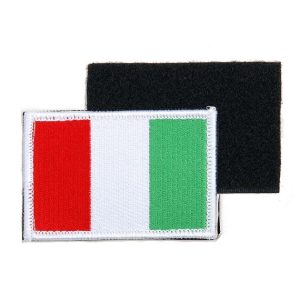 Patch Bandiera Italia Bianca