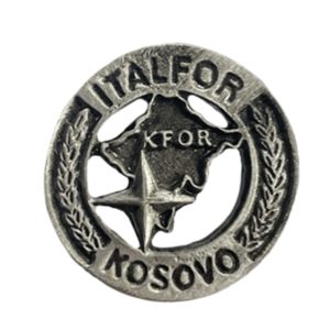 Spilla Distintivo Missione ITALFOR KFOR KOSOVO
