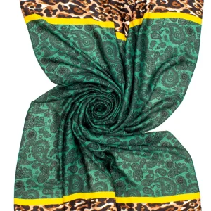 Stola Ayfee stampa cashemere e animalier