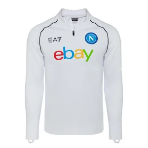 SSC Napoli Felpa Allenamento Bianca 2023/2024