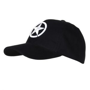 Cappello Baseball con Stella Militare Americana