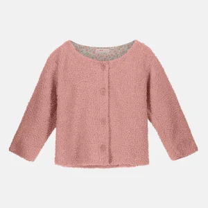 Cardigan Boucle Rosa