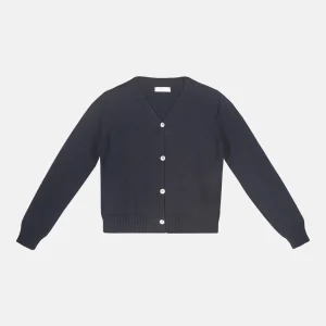 Cardigan 100% Lana Merinos Blu