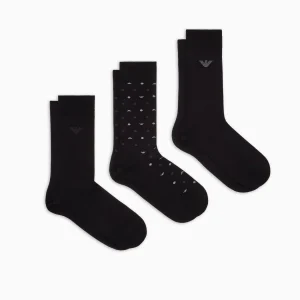 3 pack calze uomo Emporio Armani EM0554 AF18145