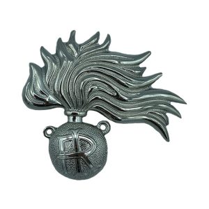 Fregio Fiamma Metallo Berretto Carabinieri