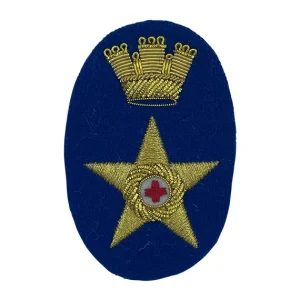 Fregio Berretto Sanità Sottufficiale di Corpo