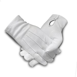 Guanti Bianchi Militari Elasticizzati