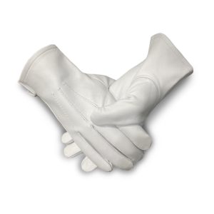 Guanti in Pelle Bianca Sfoderati