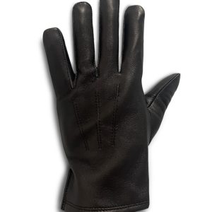 Guanti Militari in Pelle Nera Foderati