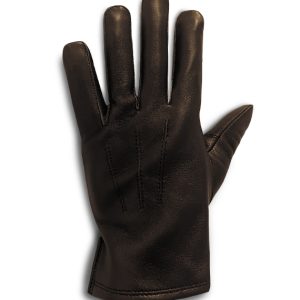 Guanti Militari in Pelle Marrone Sfoderati