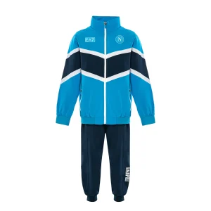 SSC Napoli Tuta Polystretch Azzurra Junior 2025/2026