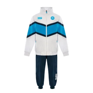 SSC Napoli Tuta Polystretch Bianca Junior 2025/2026