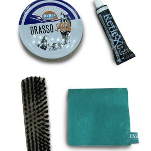 Kit Spazzola e Cromatina per Anfibi Militari – Nera