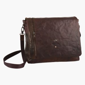 Messenger uomo in pelle Vintage