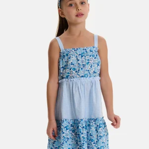 Prendisole Bambina Balze Rouches Patchwork Liberty Betsy Celeste