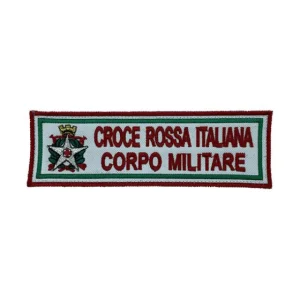 Patch Etichetta Logo CRI Corpo Militare