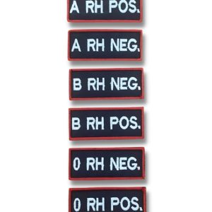 Patch Militare Gruppo Sanguigno Carabinieri