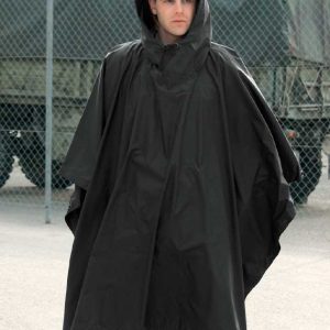 Poncho Militare Nero