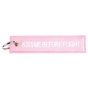 Portachiavi Remove Before Flight Kiss me