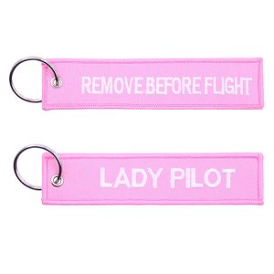 Portachiavi Remove Before Flight Lady Pilot