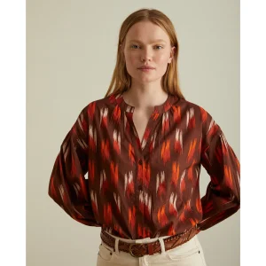 Camicia colletto coreana Yerse