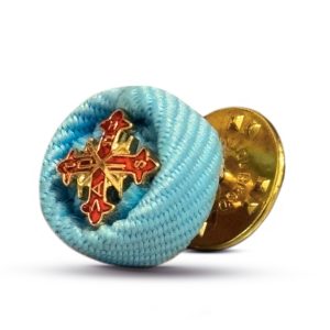 Rosetta in Seta Cavaliere di Merito Ordine Costantiniano di San Giorgio