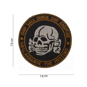Patch Teschio God Will Judge