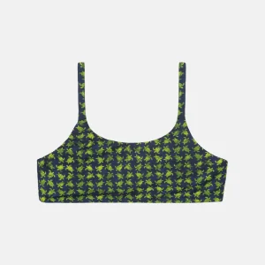 Top Lycra Tartarughe Verdi