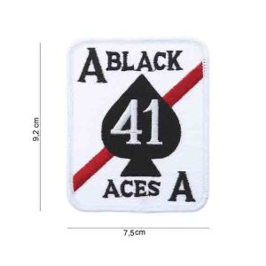 Patch 41° Squadrone Aeronautica Militare Americana Black Aces