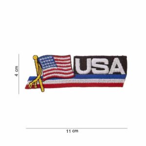 Patch Bandiera Americana Sventolante