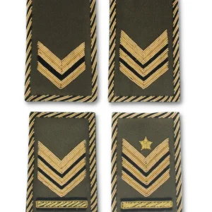 Tubolari Ricamati Camicia Sergente Esercito