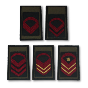 Tubolari Ricamati Camicia Graduati Esercito