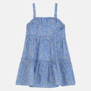 Prendisole Balze Rouches Liberty Pesciolini Celeste