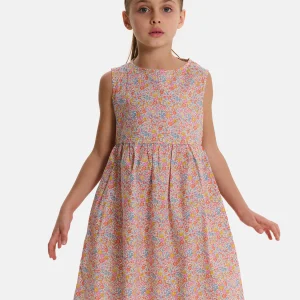 Abito Bambina Scamiciata Liberty Emma Giallo