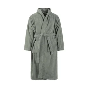 Accappatoio unisex con cappuccio in spugna a Chicco di Riso