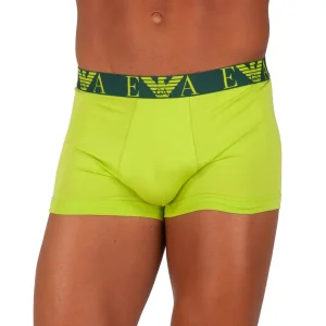 Boxer in cotone elasticizzato con elastico in contrasto con logo | Emporio Armani