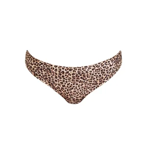 Brasiliana donna a taglio laser in microfibra a fantasia animalier Instinct | Verdissima