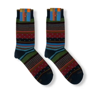 Calzino corto uomo in caldo cotone in fantasia Mix Multicolor | Gallo