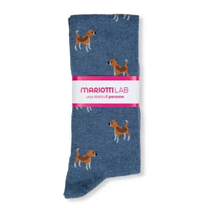 Calzino lungo in fantasia Dog in caldo cotone | Mariotti Lab