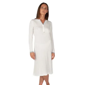 Camicia da notte donna a serafino a manica lunga i