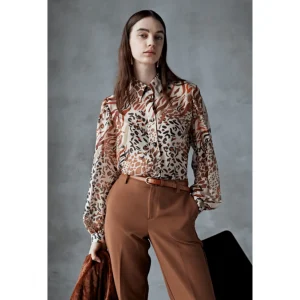 Camicia fantasia animalier Celye