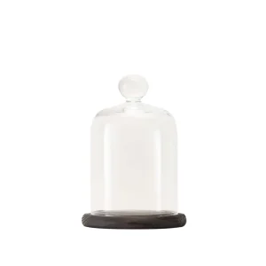 Campana olfattiva in vetro con base in legno| Cereria Molla 1899