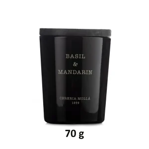 Candela Basil & Mandarin in cera vegetale di soia | Cereria Molla 1899